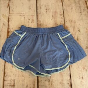 Simply Southern Light Blue Athletic Shorts/ Skirt with Mint Trim Women’s M